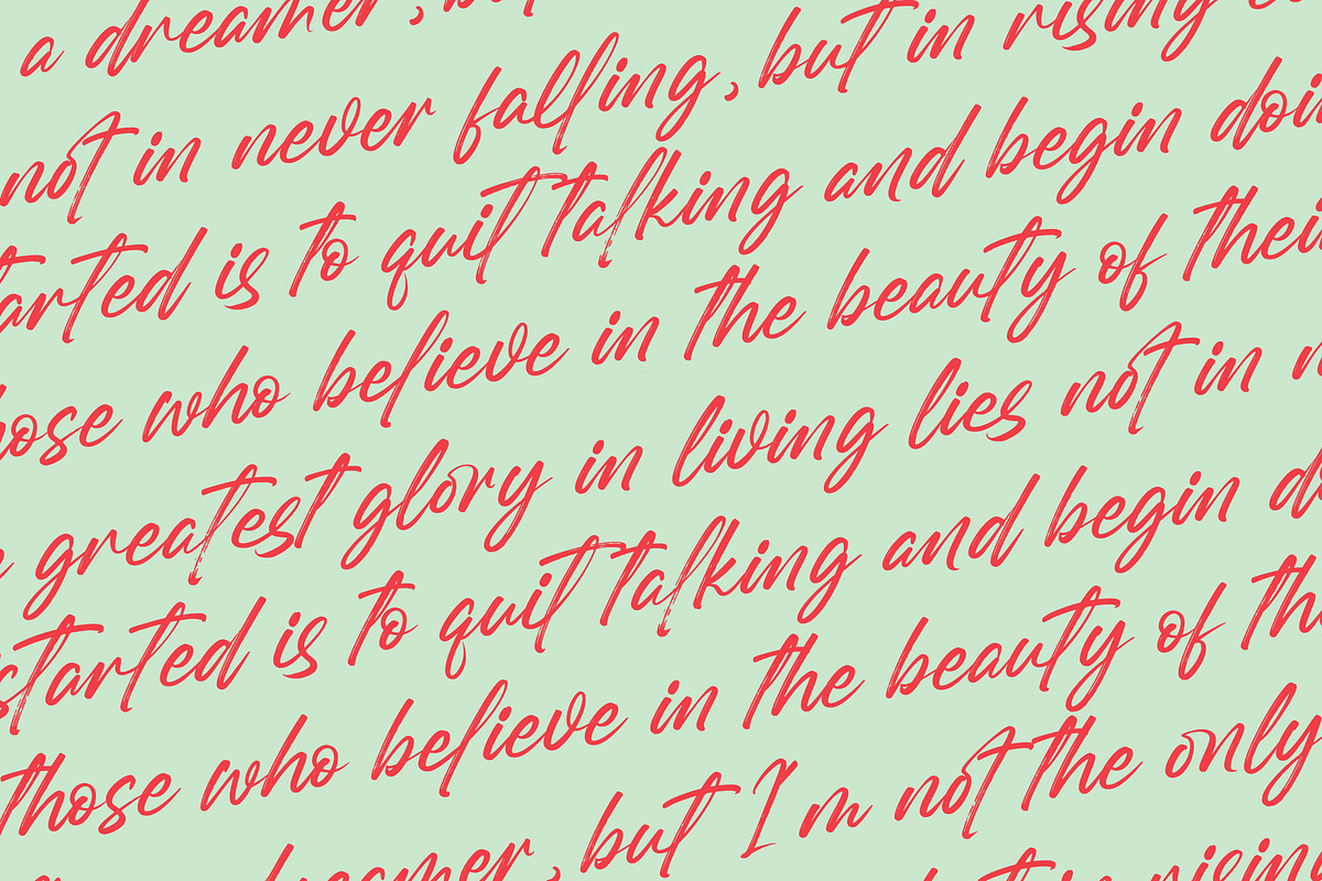 Gently Milarea Modern Brush Font, a Script Font by Letterena Studios Script (Photo 15 of 20)
