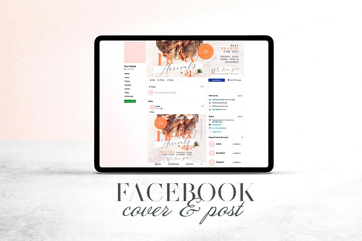 New Arrivals Social Media Pack, a Social Media Template by Touringxx Creative Studio (Photo 4 of 8)