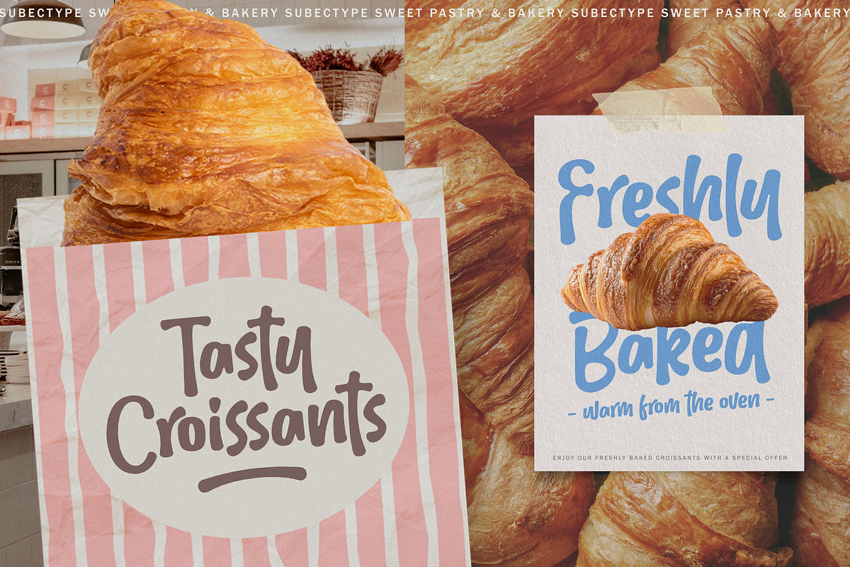 Strawberry Milkshake - Cute Font, a Script Font by Subectype Studio (Photo 5 of 9)