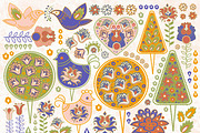 FOLK DECOR Seamless Pattern Set, a Pattern Graphic by FARAWAYKINGDOM (Thumbnail 6 of 10)