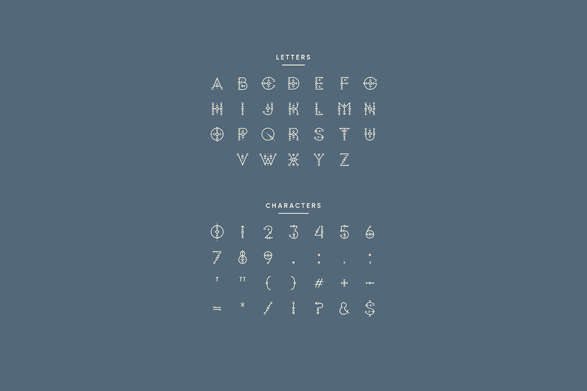 Bemuren - Vintage Mystical Typeface, a Font by Letterna (Photo 3 of 4)