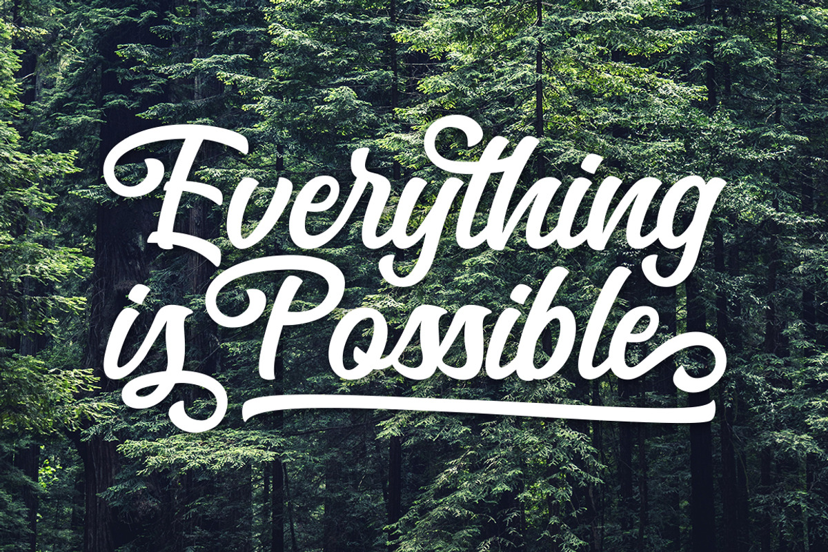 Anghones - Script Font preview 7