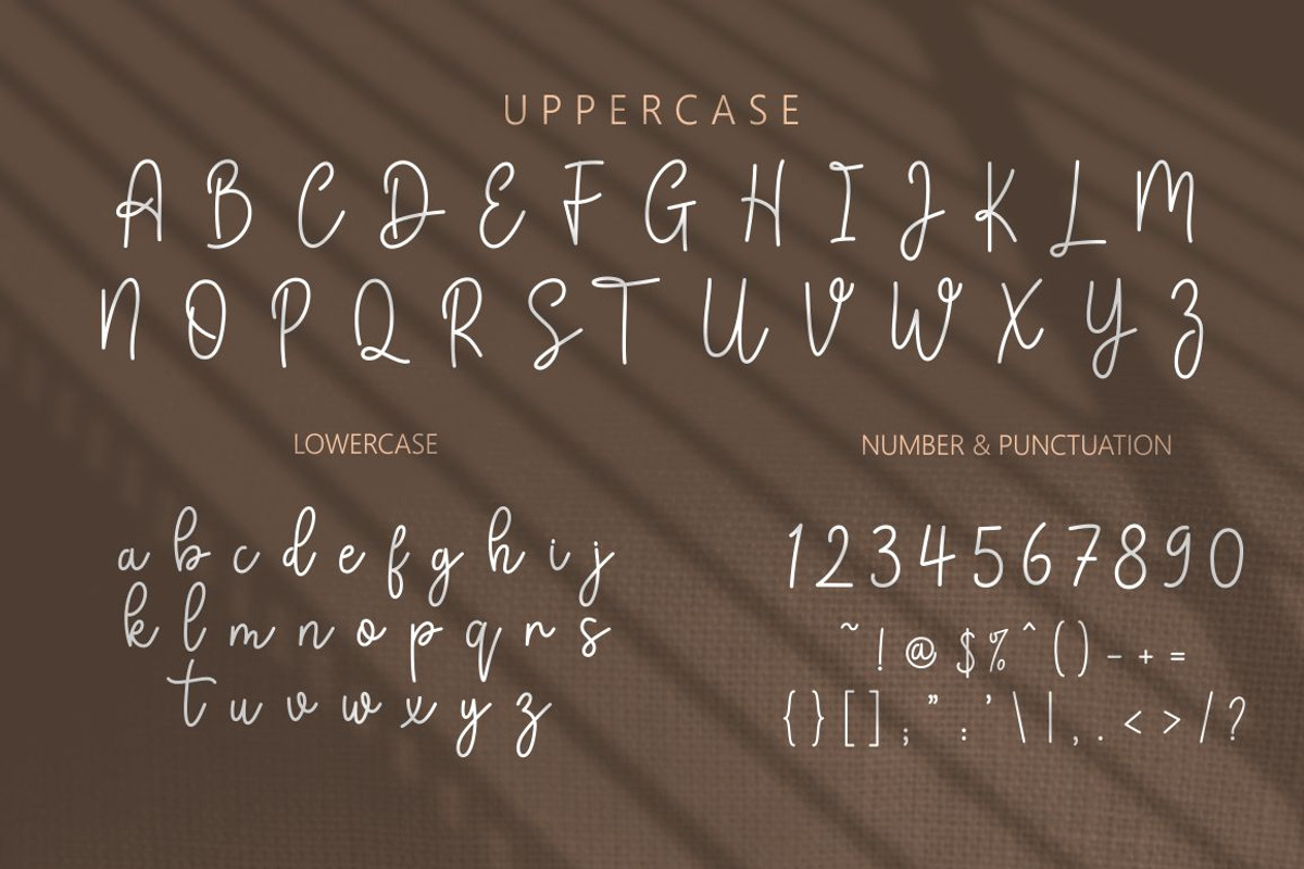 Monokind Script - Monoline Font, a Script Font by PutraCetol Studio (Photo 6 of 11)
