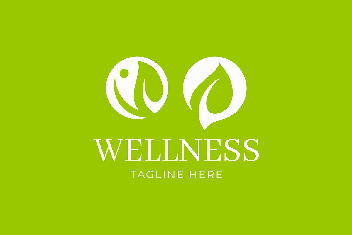 Green Leaf Wellness Logo Healthy, a Branding & Logo Template by Signatoro (Photo 3 of 3)
