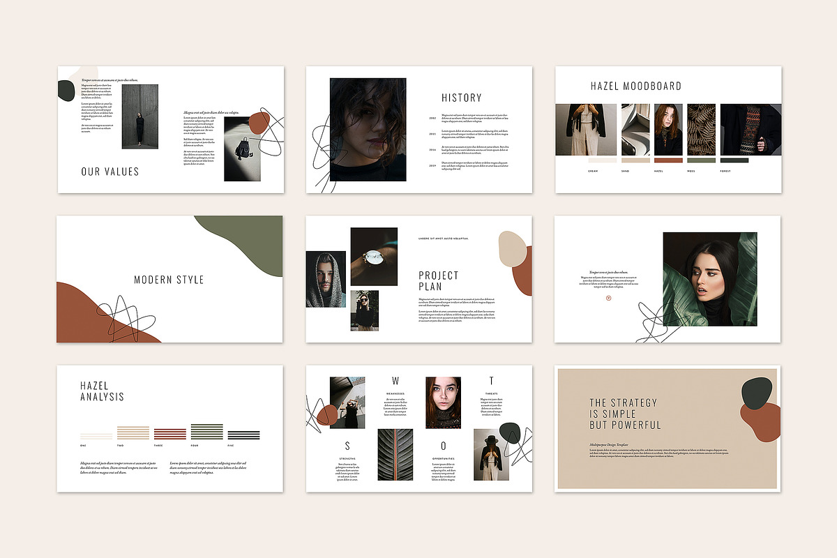 HAZEL Keynote Template, a Presentation Template by AgataCreate (Photo 5 of 13)