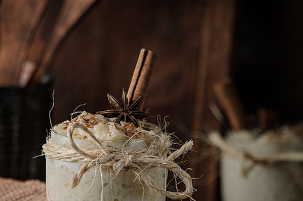 Rice pudding. Traditional Venezuelan