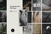Acupuncture Instagram Templates, a Social Media Template by Terraa Studio Design (Thumbnail 1 of 9)