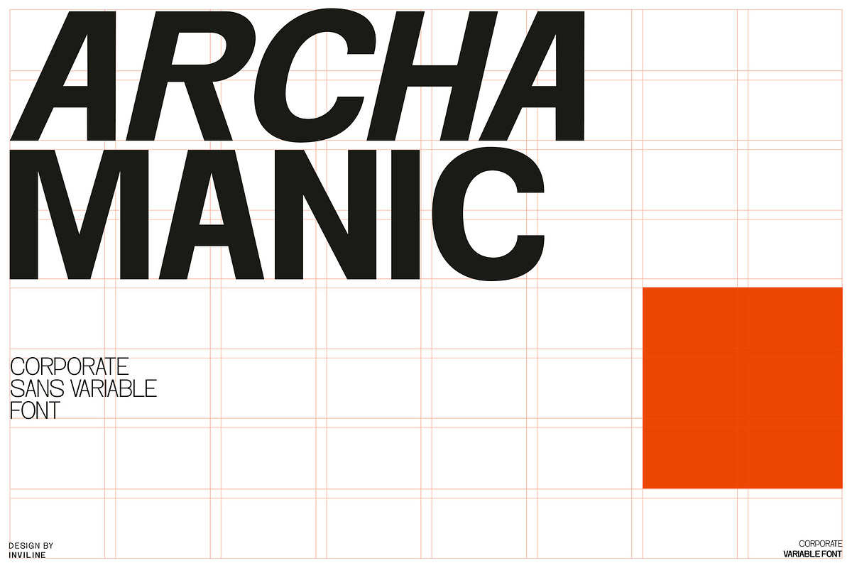 Archa Manic - Variable Sans Font, a Sans Serif Font by Inviline.co (Photo 15 of 15)