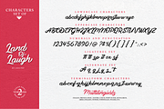 Land Of Laugh -Clean & Rough, a Script Font by Java pep (Thumbnail 12 of 20)