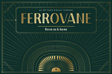 Ferrovane Font: Art Deco Headline