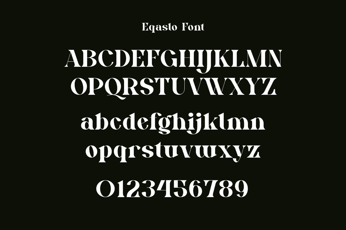 Eqaslo - Elegant Vintage Font, a Serif Font by Iqsiart Studio (Photo 11 of 14)