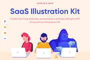 SaaS Illustration Kit, an Illustration by Base Design Studio (Thumbnail 1 of 13)