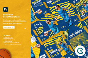 Basketball Social Media Pack