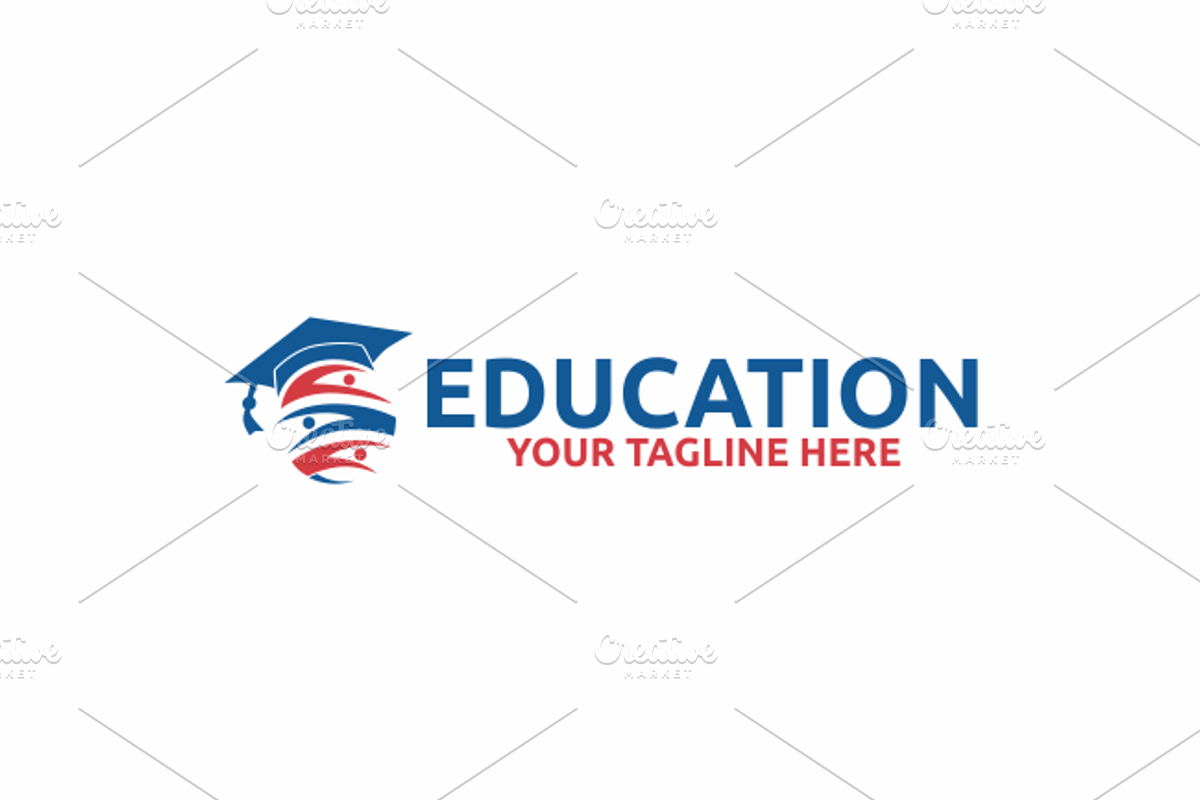 Education | Logo Template, a Branding & Logo Template by REDVY CREATIVE (Photo 3 of 4)