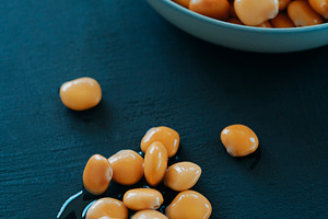 bowl of spanish altramuces snack, a Photo by Nito