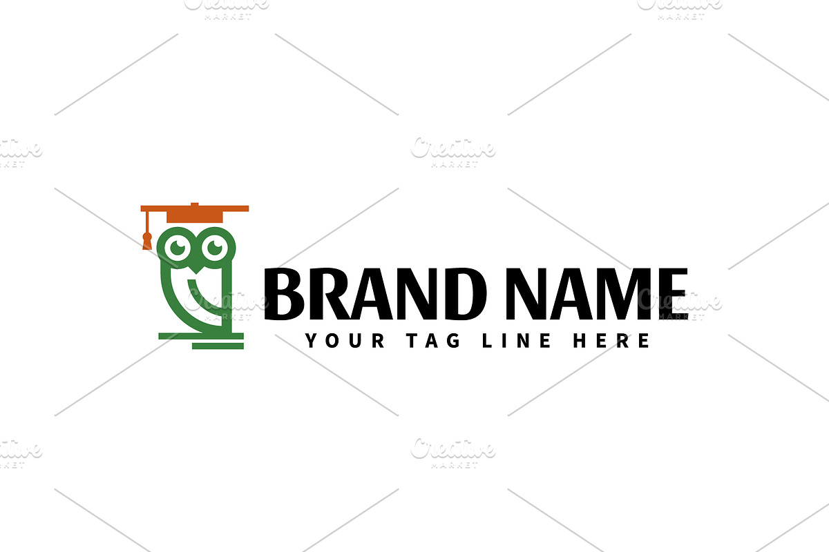 Owl with toga hat logo design, an Object Graphic by nicemorning (Photo 3 of 5)