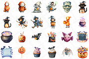 Halloween Trick or Treat Clipart, an Illustration by DreamPrint404 (Thumbnail 3 of 5)
