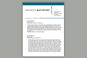 Resume Template | MS Word, a Resume Template by Scribbled Napkin Design (Thumbnail 2 of 4)