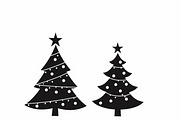 Cozy Holiday Tree Silhouette Designs, an Illustration by Gaye Art (Thumbnail 10 of 21)
