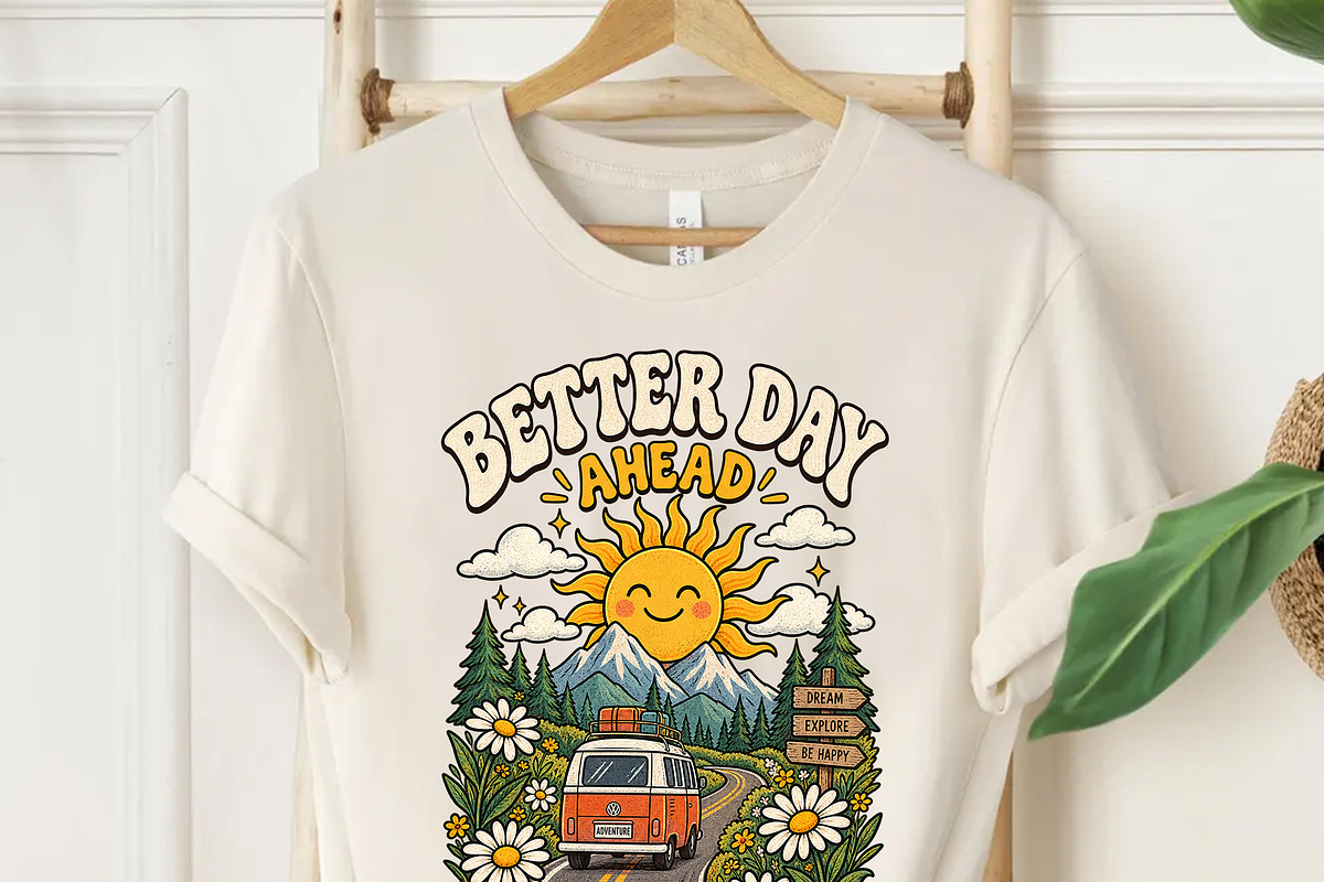 Better Day Ahead Cute Camper PNG, an Object Graphic by Star Graphic Design (Photo 3 of 4)