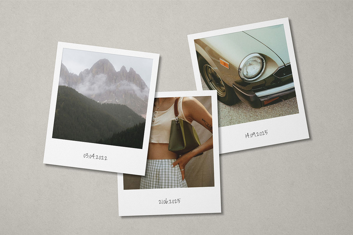 Polaroid Photo Mockups, a Pens & Pencil Mockup by Design Squad (Photo 6 of 7)