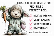 Whimsical Easter Animal Clipart, an Illustration by Libby Wishes (Thumbnail 6 of 6)