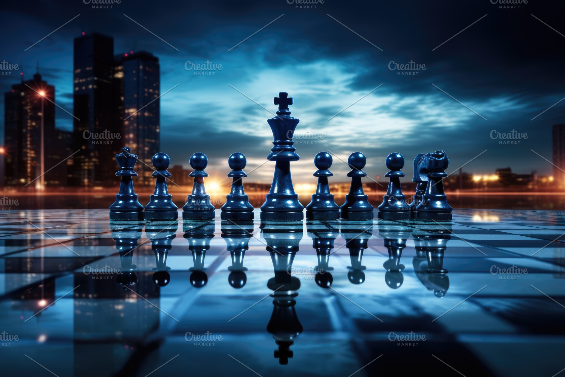 Chess board game concept of business, a Photo by Iftikhar Alam