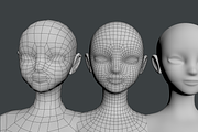 Stylized Girl Abby Shape Mesh, a Characters & Person 3D Model by VK Studio (Thumbnail 13 of 16)