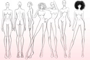 Professional brushes female figure, a Brush Add-On by Elenbushe (Thumbnail 3 of 6)