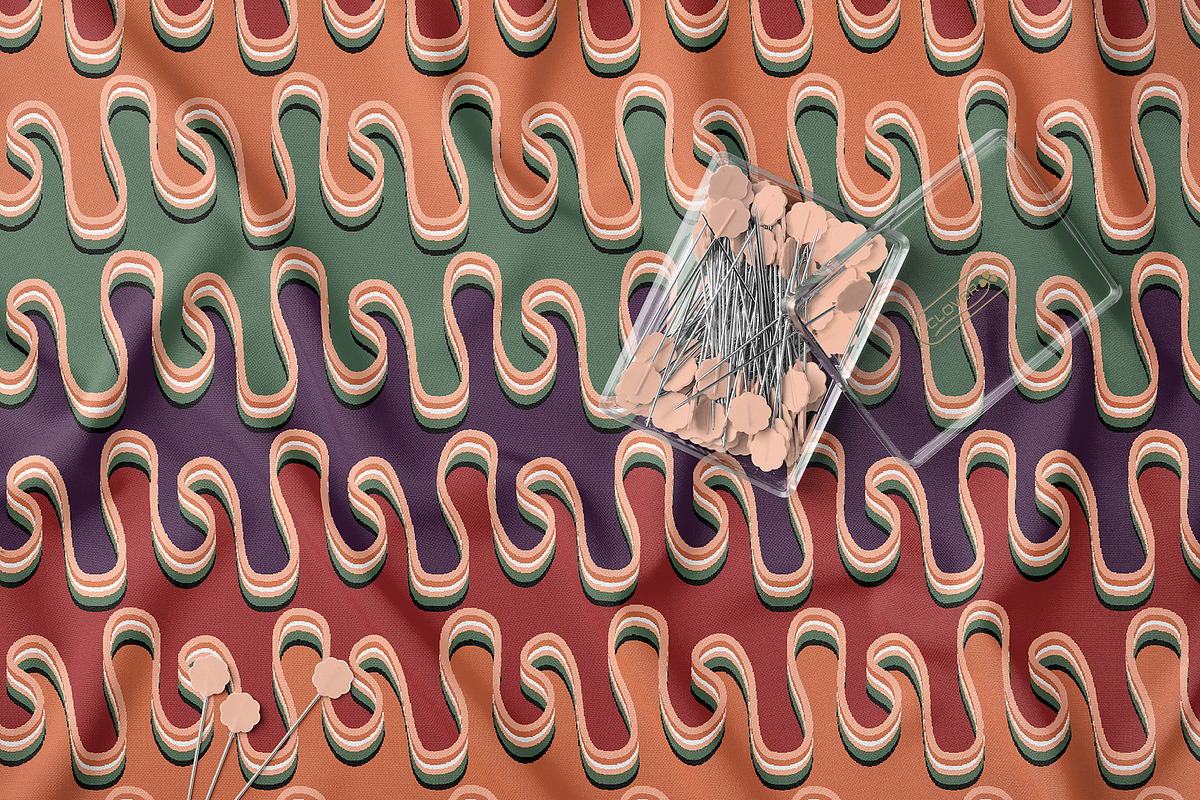 Modern Liquid Geometric Pattern, a Pattern Graphic by StudioGlouna (Photo 8 of 9)
