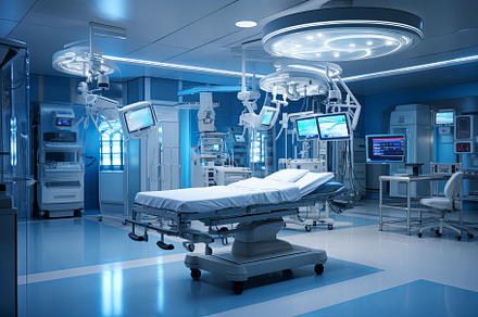 Equipment and medical devices in mod, an Abstract Photo by Pixeness
