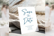 Modern Script Save the Date bd007, an Invitation Template by TyphoonStudio (Thumbnail 5 of 10)