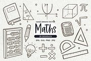 Math Doodles: School Subject Clipart, an Education Illustration by insemar (Thumbnail 1 of 4)