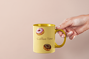 Watercolor Coffee Time collection, a Decorative Illustration by Aurella Art (Thumbnail 3 of 14)