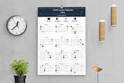 Lunar Calendar 2025, a Stationery Template by MightyDesign (Thumbnail 1 of 7)