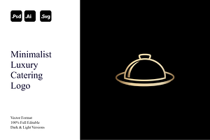Minimalist Luxury Catering Logo, a Branding & Logo Template by Luxury Logos