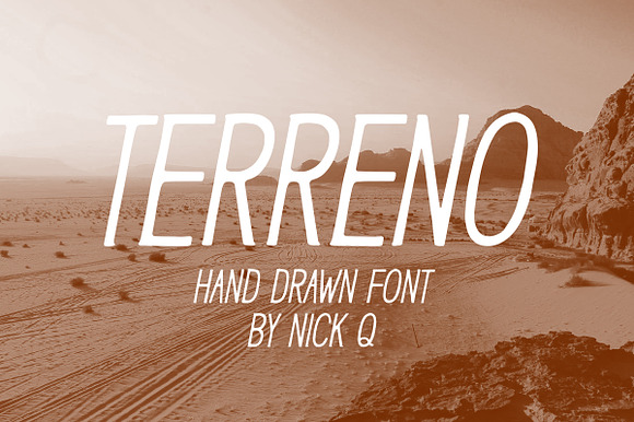 Terreno Font preview 5