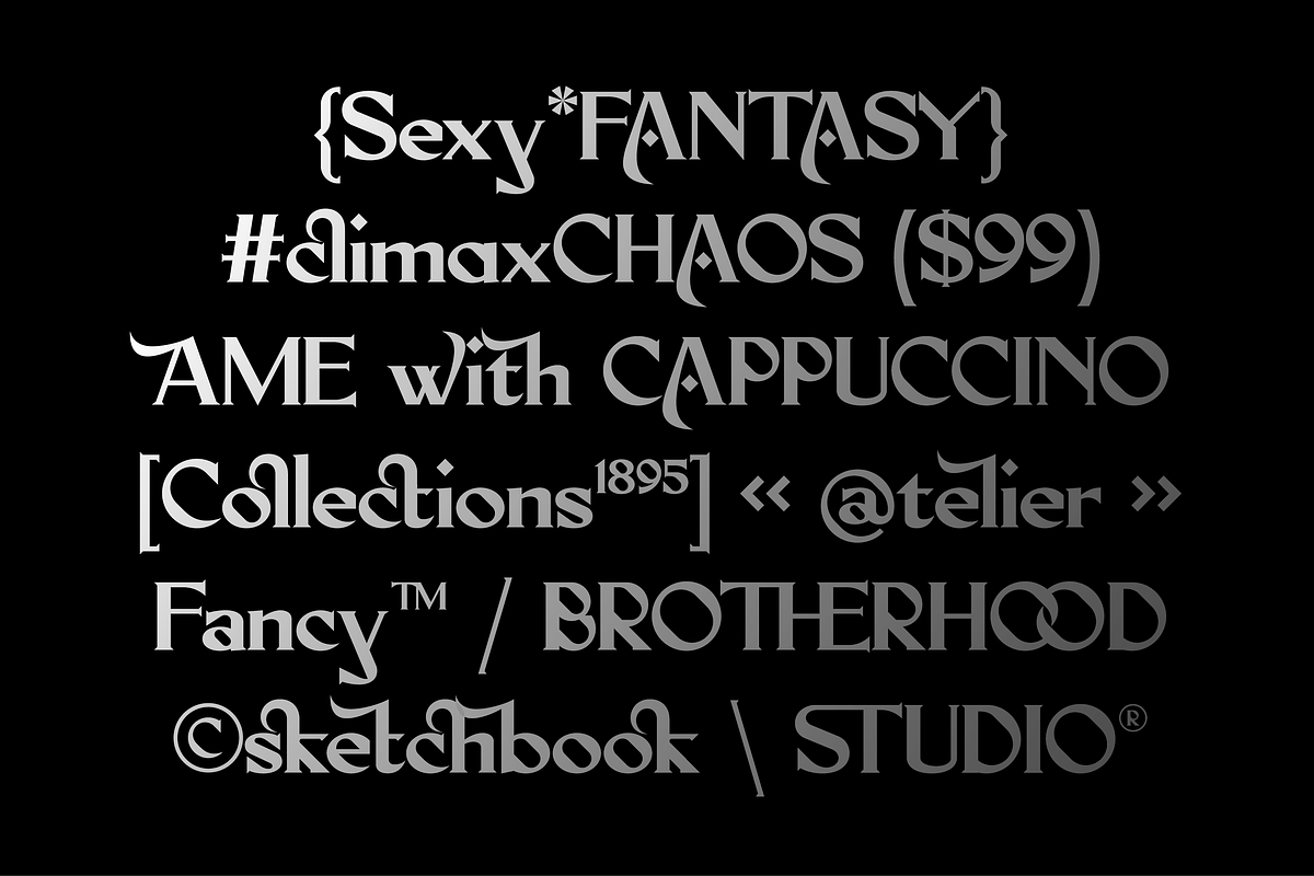 AO Orchid - Decorative Typeface, a Serif Font by OwunStudio (Photo 9 of 15)