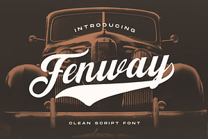 Retro Logo Font, a Script Font by Graphue