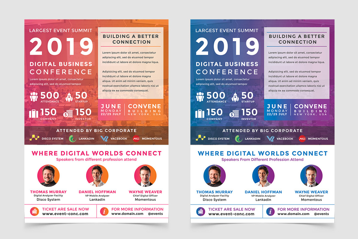 Digital Conferences Event Flyer, a Flyer Template by Affantjie Photowork (Photo 7 of 7)