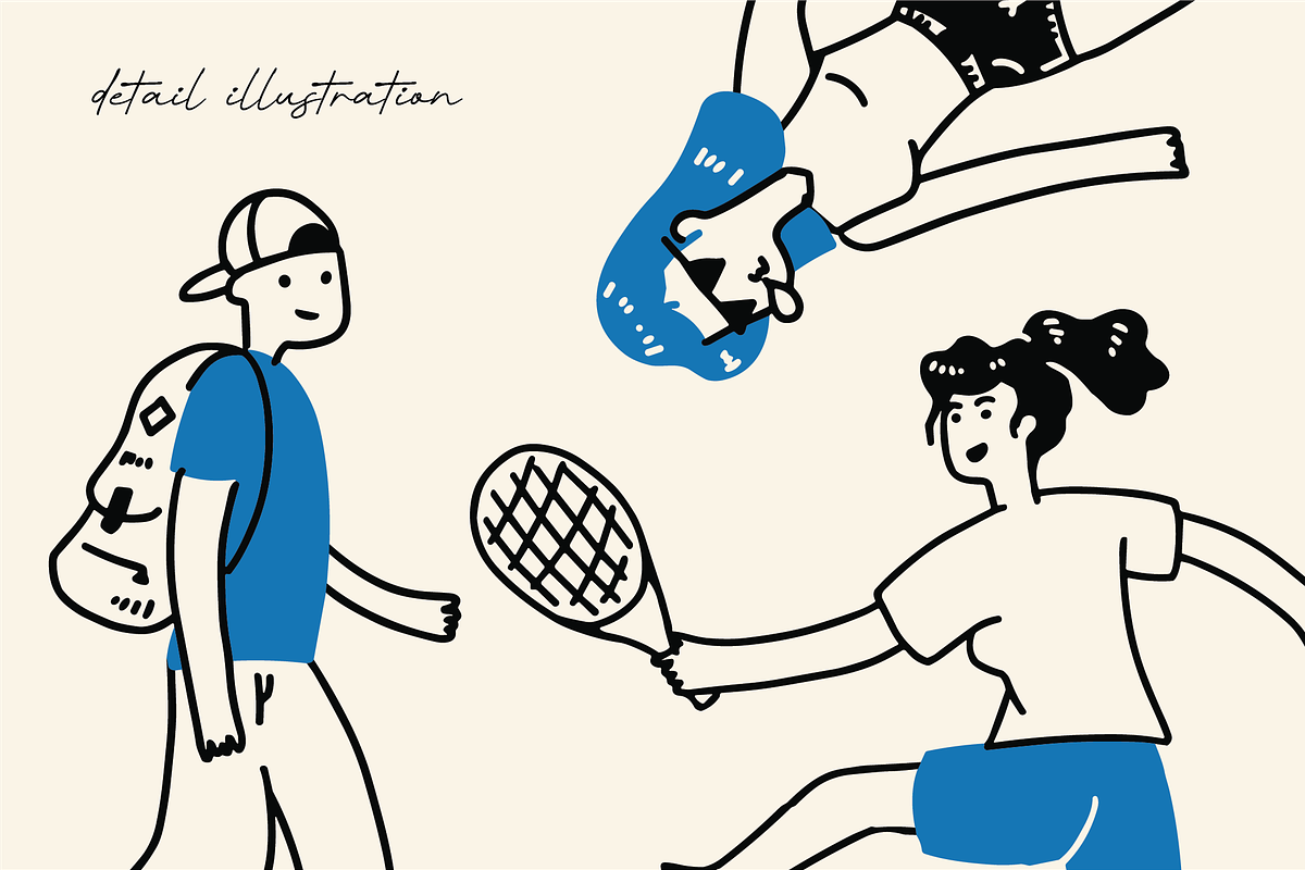 Outdoors Activity, a Person Illustration by Berdansabersama (Photo 3 of 4)