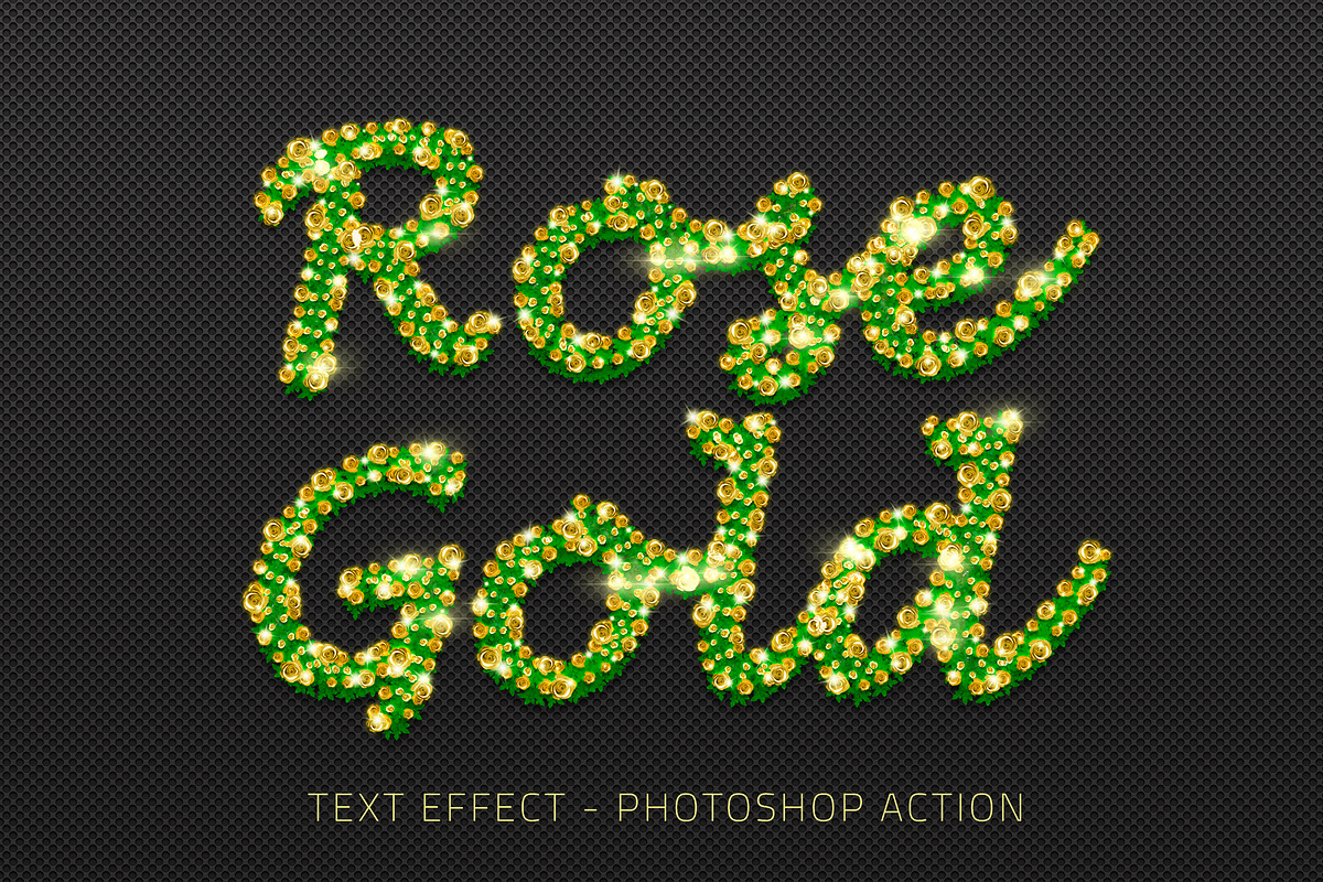 Rose Gold Text Effect preview 2