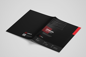 Annual Report Company Dark Light