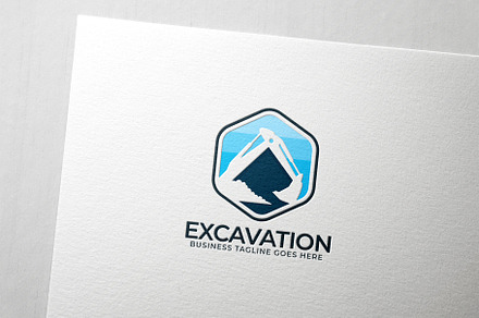 Excavation Logo, a Branding & Logo Template by Slim Studio