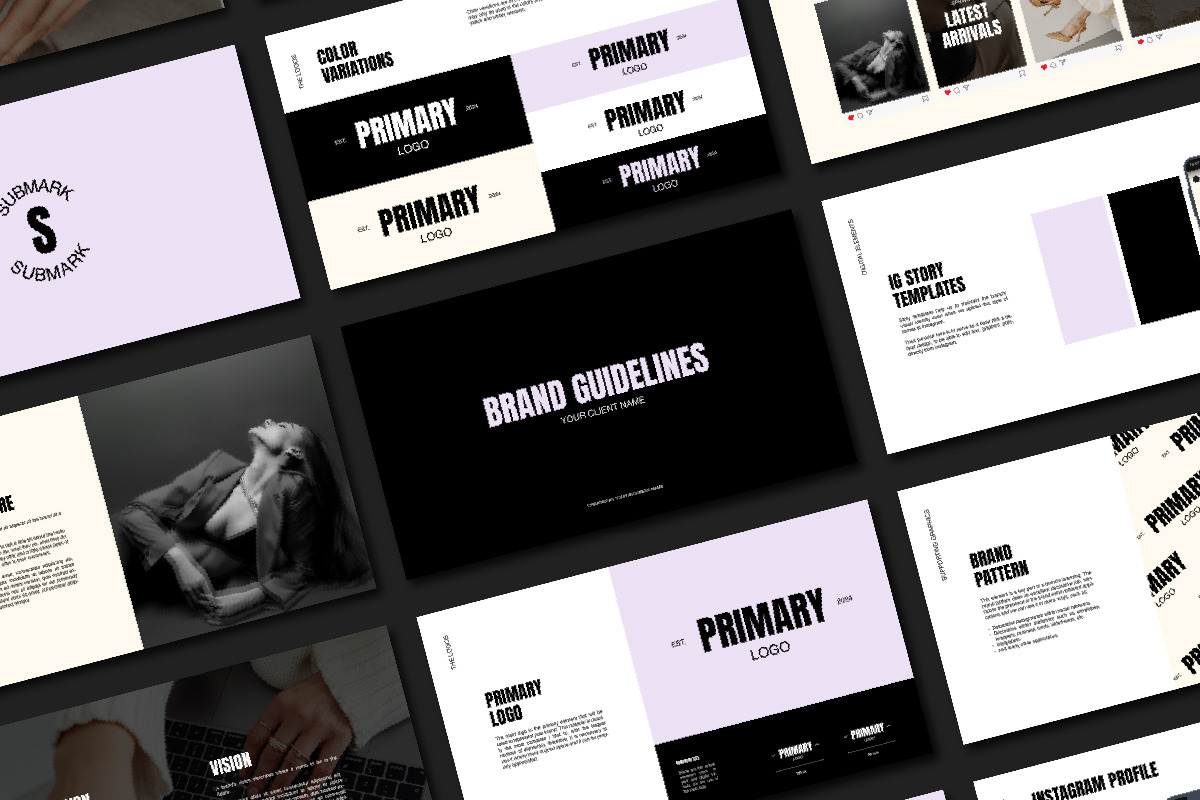 Brand Guidelines | Ai & Canva, a Templates & Theme by SAURUS (Photo 2 of 6)