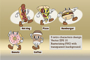 Retro Cartoon Character design, a Food Illustration by Infinity Creativity (Thumbnail 2 of 3)
