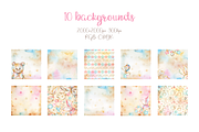 Baby girl teethers and rattles set, an Illustration by Tatiana Troian (Thumbnail 4 of 6)