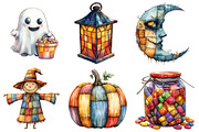Patchwork Halloween,Clipart, an Illustration by Designworld (Thumbnail 2 of 6)
