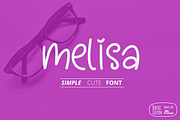 Melisa Fun Font, a Font by YandiDesigns (Thumbnail 1 of 3)