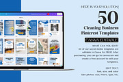 Cleaning Business Pinterest Design, a Social Media Template by Snapybiz (Thumbnail 2 of 10)